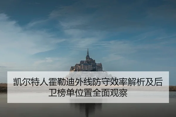 凯尔特人霍勒迪外线防守效率解析及后卫榜单位置全面观察